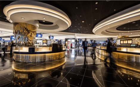 Dubai Airport- Duty Free Gold Bar Column Cladding2